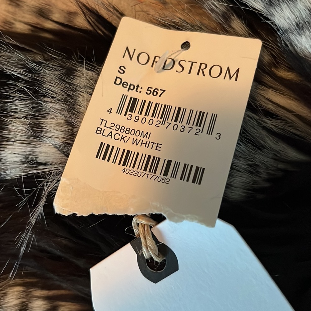 NWT LEITH Faux Fur/ Faux Leather Jacket - Picture 9 of 9
